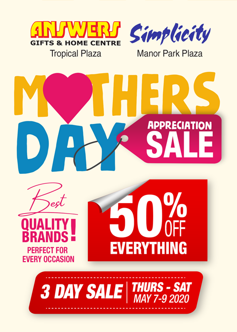cover Answers Mother s Day Sale May 2020